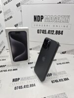 Apple iPhone 15 PRO MAX Memorie 256 Gb Baterie 83% Black Titanium la cutie - imagine 3