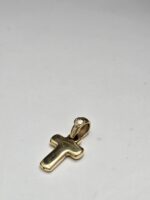 Pandantiv cruce Aur galben 18k 2.85 gr - imagine 2
