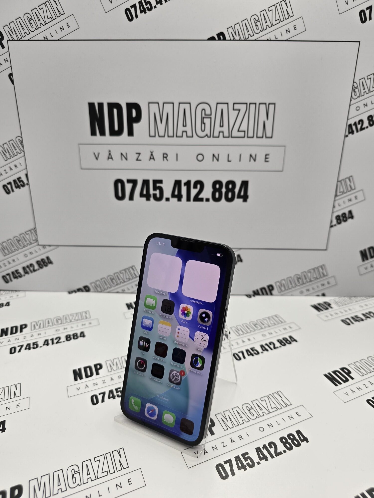 20260318_101421 Apple iPhone 14 Memorie 128 Gb Baterie 77% Midnight - imagine 1