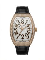 Frank Muller Vanguard Lady 18K Rose Gold incastrat cu diamante 3.83 CT Automatic FULL BOX cutie + certificat