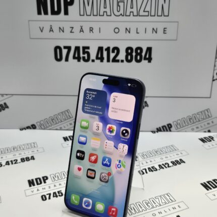 Apple iPhone 17 PRO MAX Memorie 256 Gb Baterie 100% 192 cicluri Blue Deep