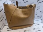 Geanta de dama Prada large leather tote bag piele maro - imagine 2