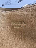 Geanta de dama Prada large leather tote bag piele maro - imagine 3