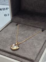 Lant cu pandantiv Aur 18K Chopard Happy Diamond Icons + Certificat - imagine 2