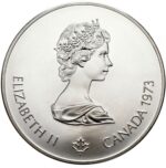 Moneda Argint 925 Canada Jocurile Olimpice de vara Montreal 5 dolari 1976