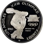 Moneda comemorativa 1 dolar 1983 Argint 26.7 grame - imagine 2