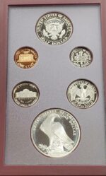 USA 1984 Set 6 monede comemorare Jocurile Olimpice de la Los Angeles - imagine 2