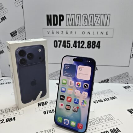 Apple iPhone 17 PRO Memorie 256 Gb Baterie 93% Deep Blue la cutie