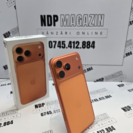 Apple iPhone 17 PRO MAX Memorie 512 Gb Baterie 100% 57 cicluri Cosmic Orange la cutie