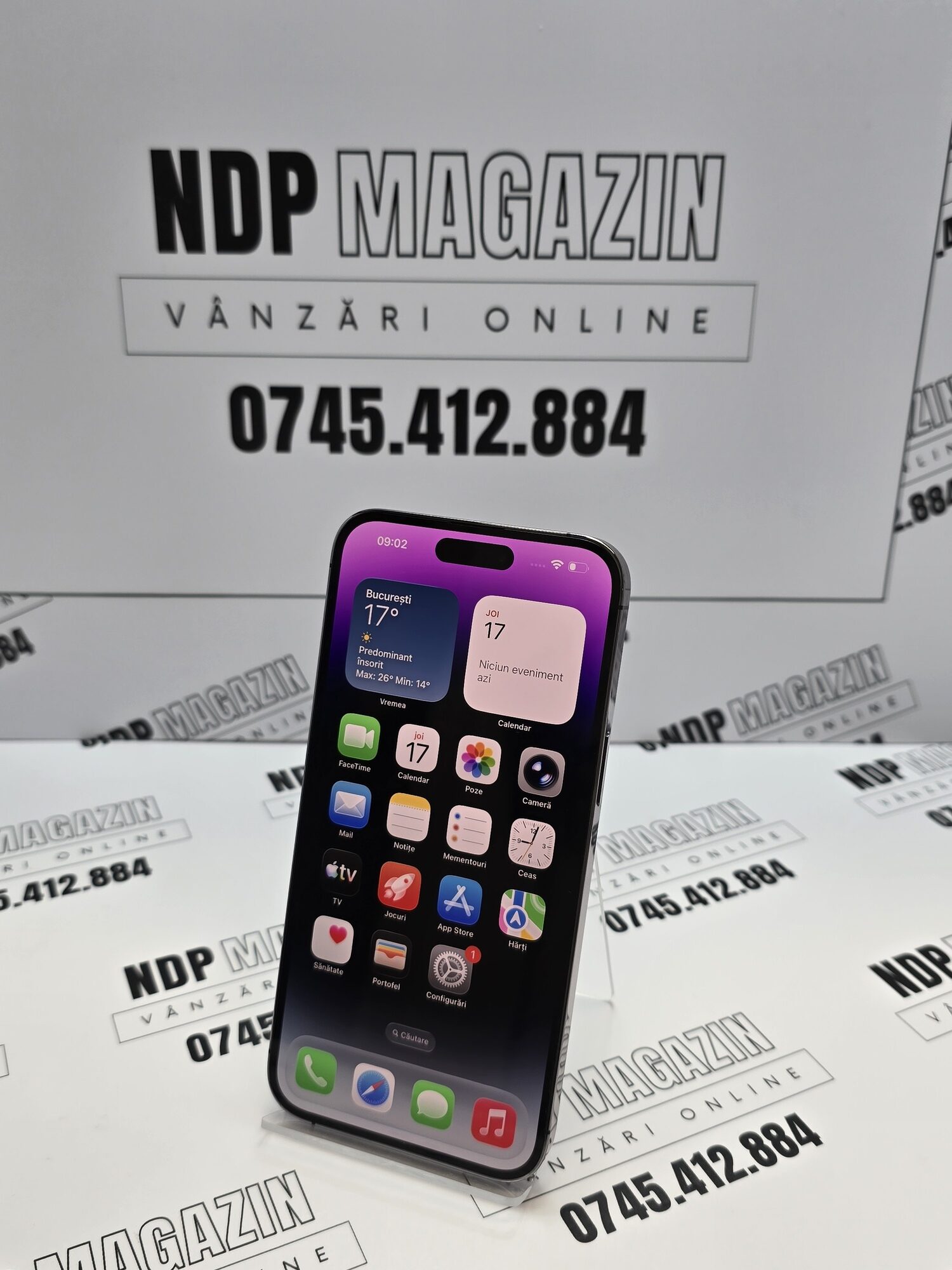 20260917_090234 Apple iPhone 14 PRO MAX Memorie 128 Gb Baterie 77% Purple - imagine 1