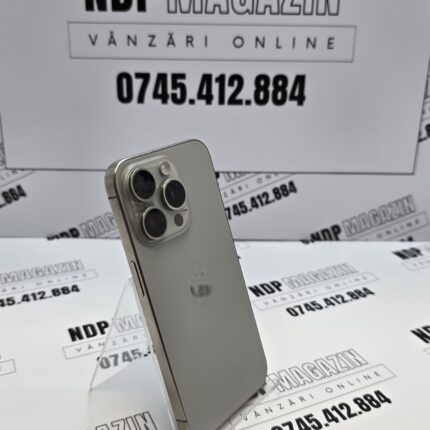 Apple iPhone 15 PRO Memorie 256 Gb Baterie 82% Natural Titanium
