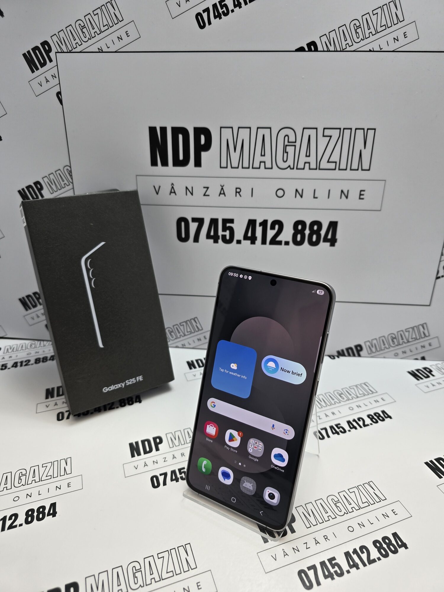 20260918_095806 Samsung Galaxy S25 FE Memorie 256 Gb Ram 8 Gb Jetblack la cutie - imagine 1