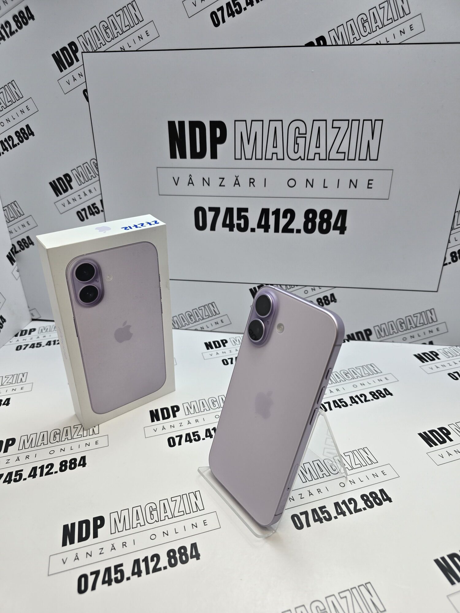20260921_175639 Apple iPhone 17 Memorie 256 Gb Baterie 100% 1 ciclu Lavender la cutie - imagine 1