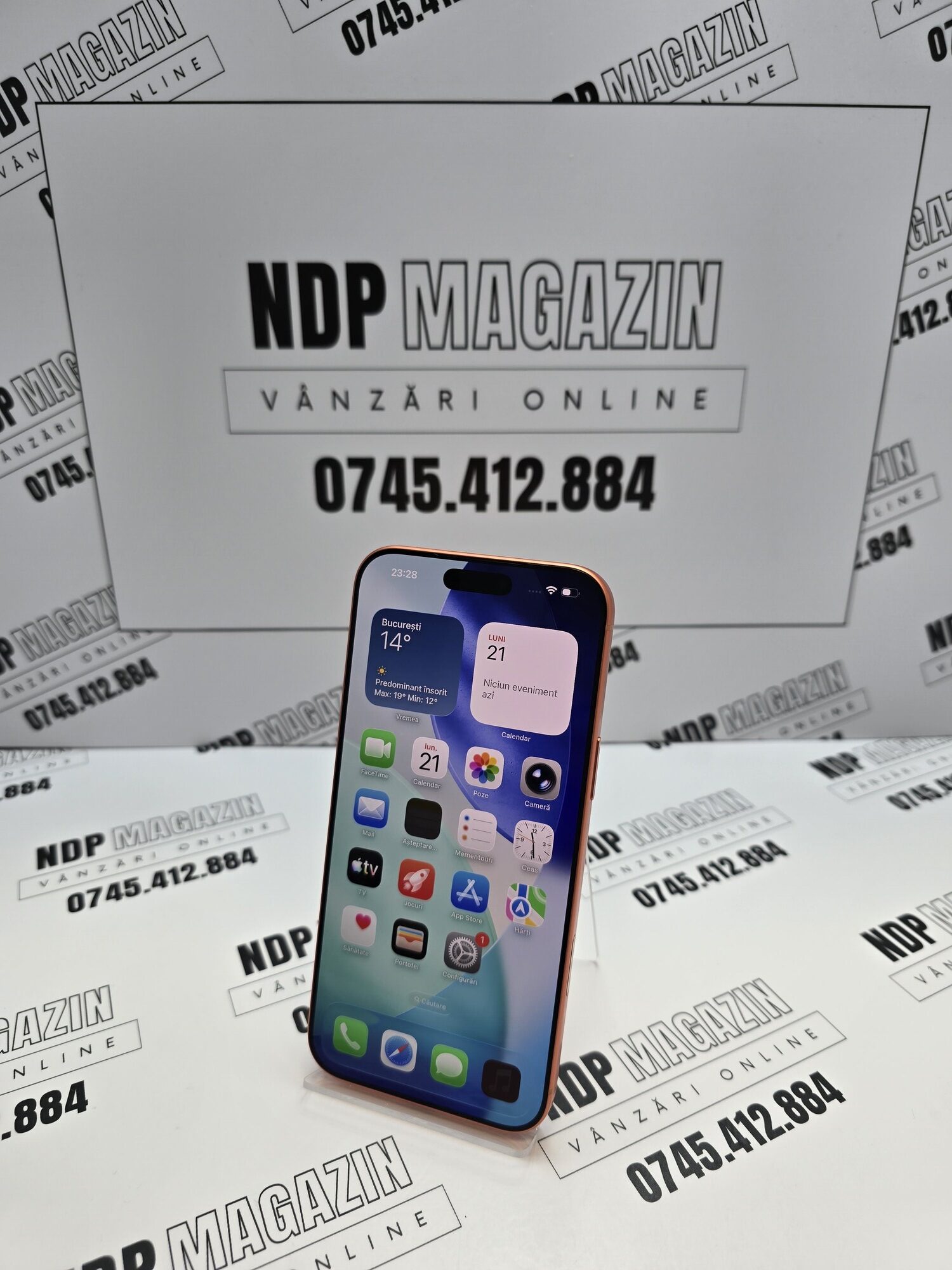 20260922_092848 Apple iPhone 17 PRO MAX Memorie 512 Gb Baterie 100% 186 cicluri Cosmic Orange - imagine 1