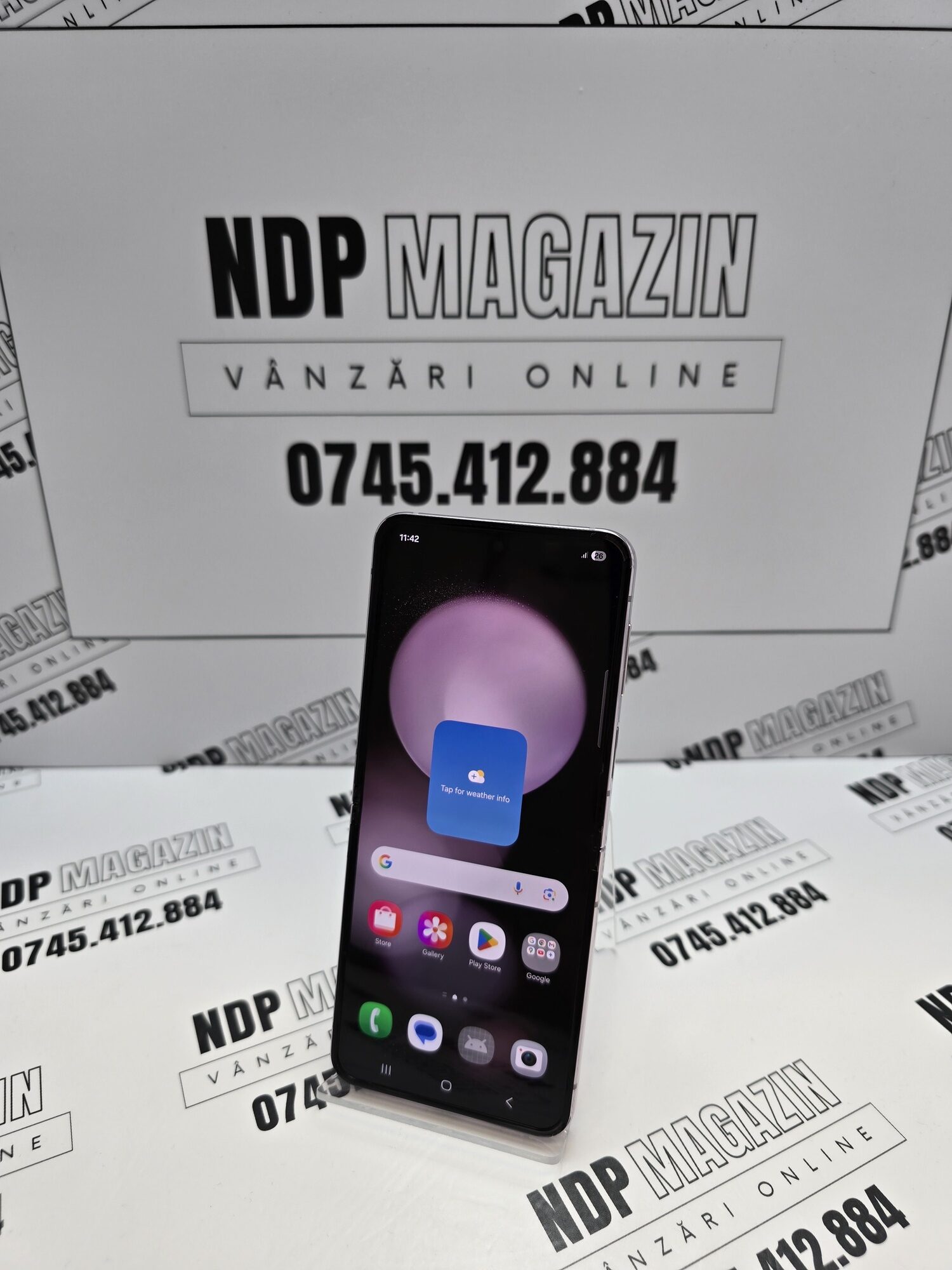 20260924_095724 Samsung Galaxy Z Flip 5 Memorie 512 Gb Ram 8 Gb Roz - imagine 1