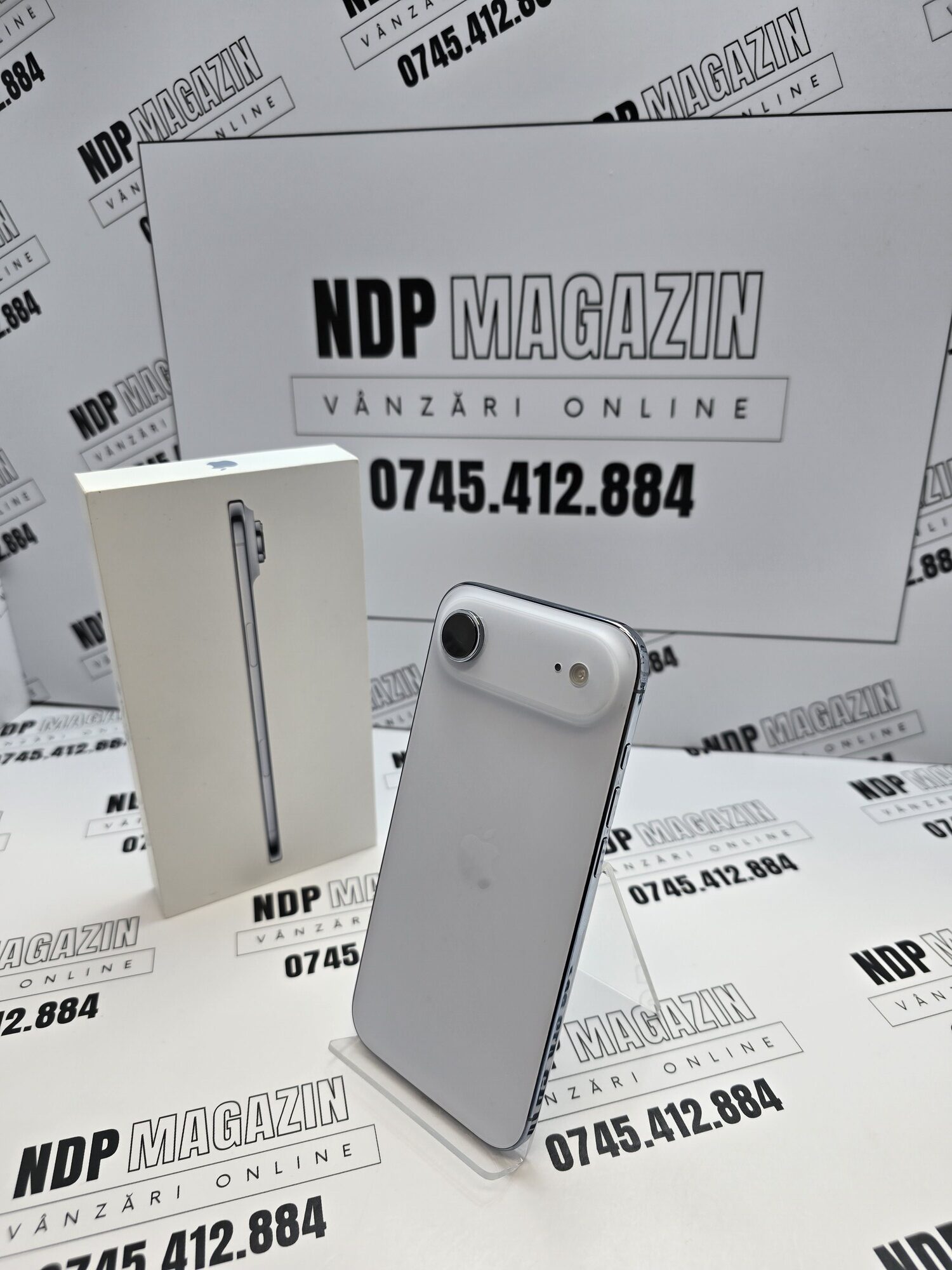 20260925_131000 Apple iPhone Air Memorie 256 Gb Baterie 91% Sky Blue la cutie - imagine 1