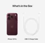 Apple iPhone 18 PRO Memorie 256 Gb Burgundy NOU FULL BOX - imagine 2
