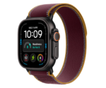 Apple Watch Ultra 4, GPS + Cellular, Carcasa Black Titanium 49mm, Burgundy Trail Loop NOU