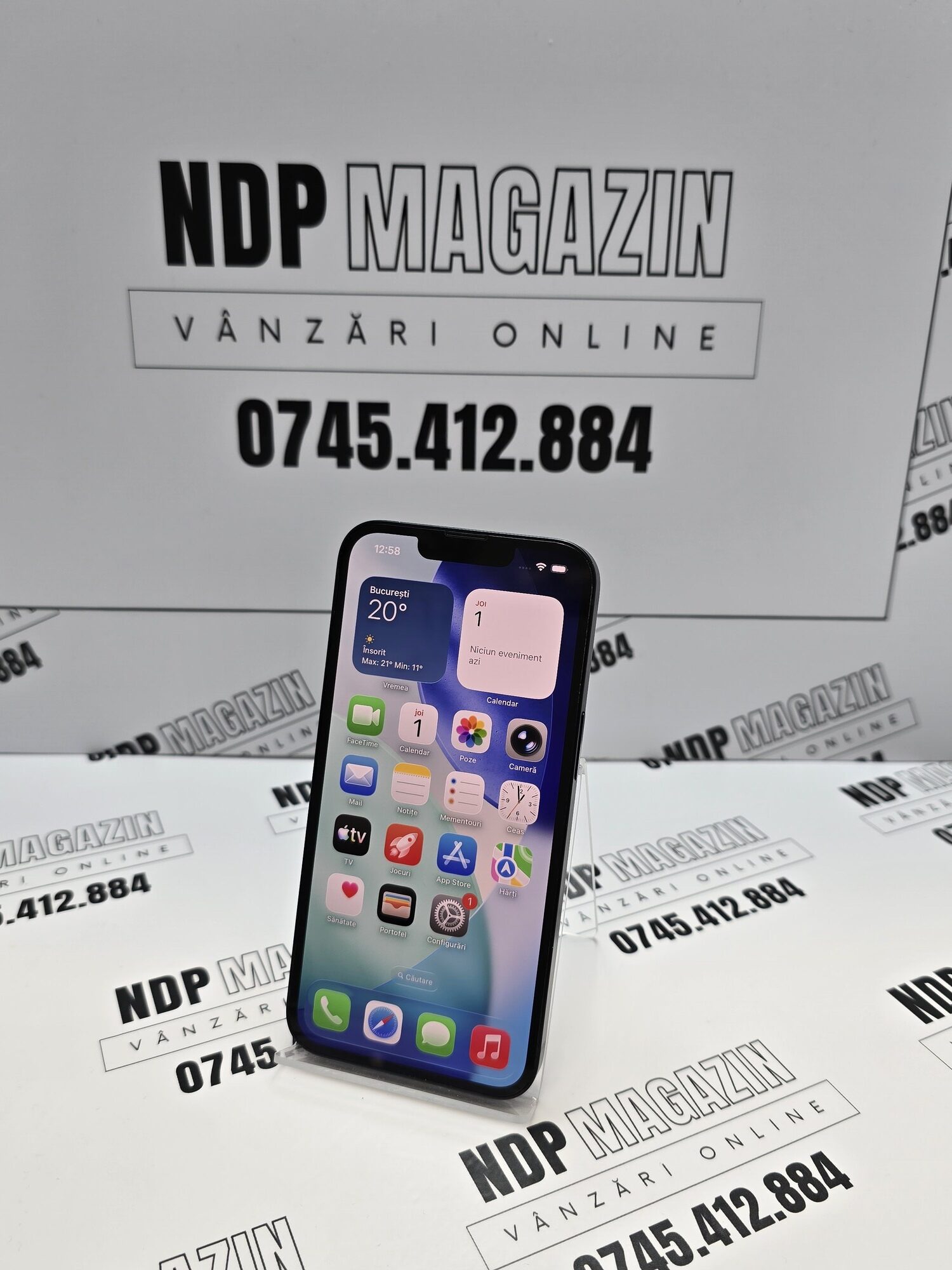 20261001_125835 Apple iPhone 14 Memorie 128 Gb Baterie 78% Midnight - imagine 1