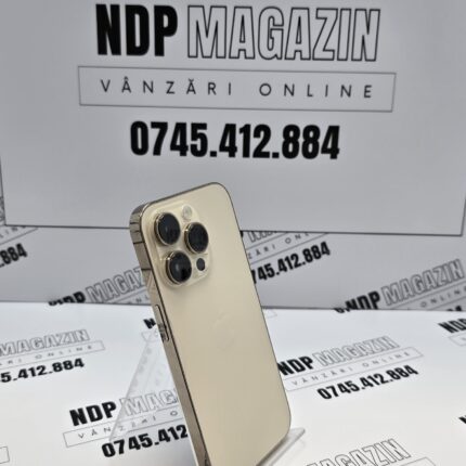 Apple iPhone 14 PRO Memorie 128 Gb Baterie 78% Gold FISURAT SPATE