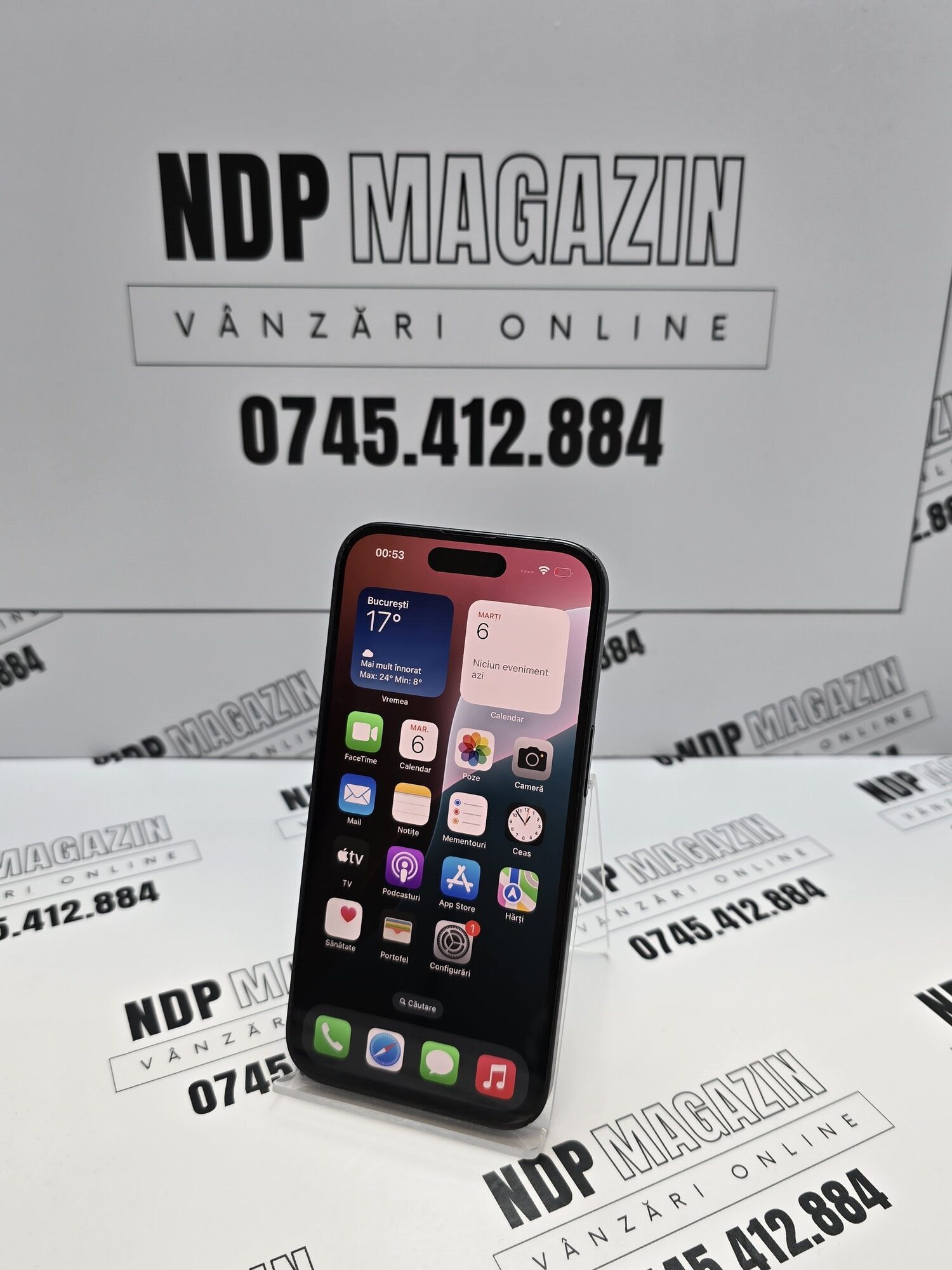20261006_105301 Apple iPhone 15 Memorie 128 Gb Baterie 88% Black - imagine 1