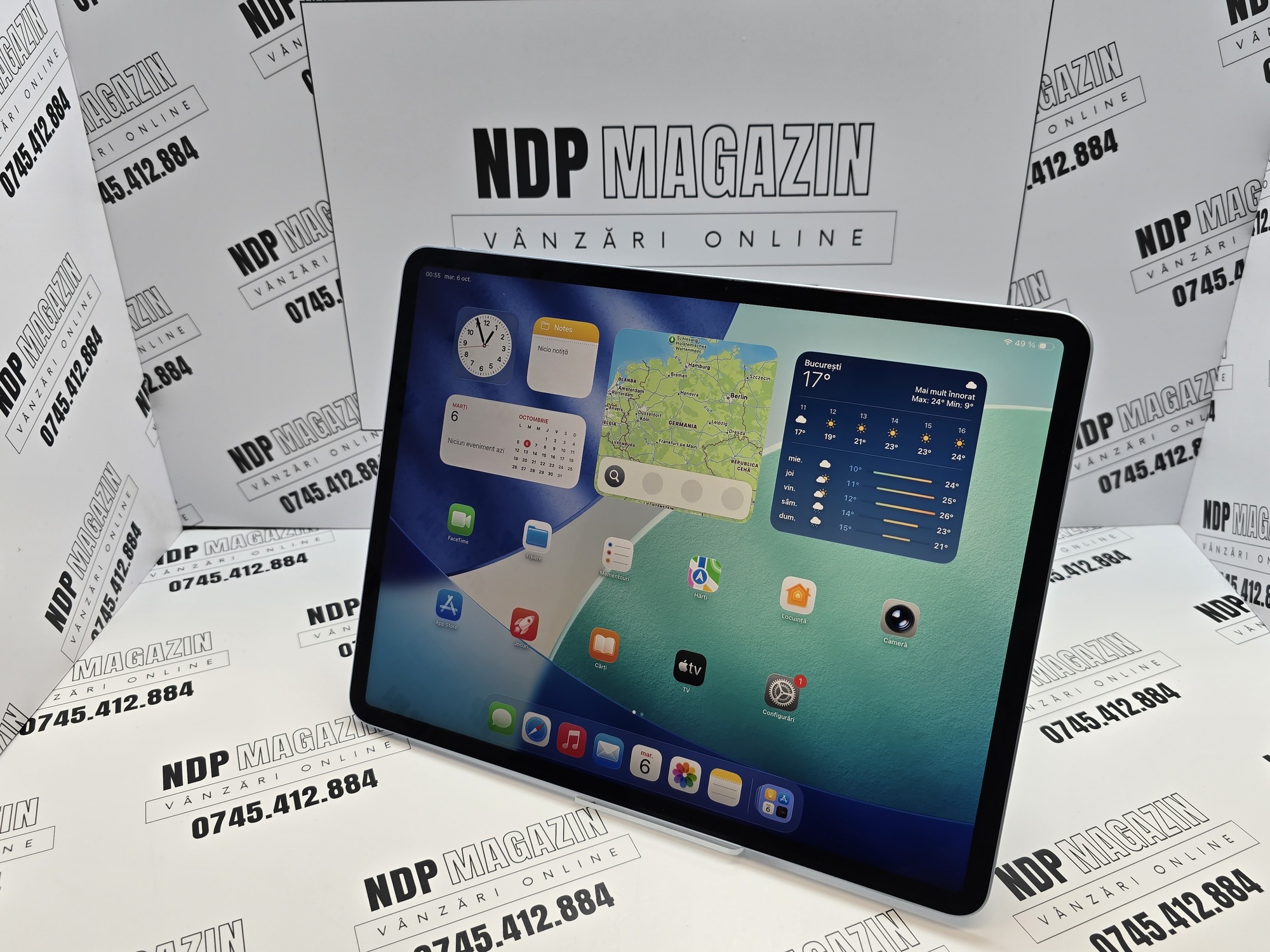 20261006_105543 Tableta Apple iPad Air 13 inch M3 Memorie 128 Gb Baterie 100% 73 cicluri Wi-Fi - imagine 1
