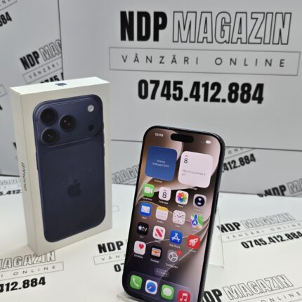 Apple iPhone 17 PRO Memorie 256 Gb Baterie 91% Deep Blue la cutie