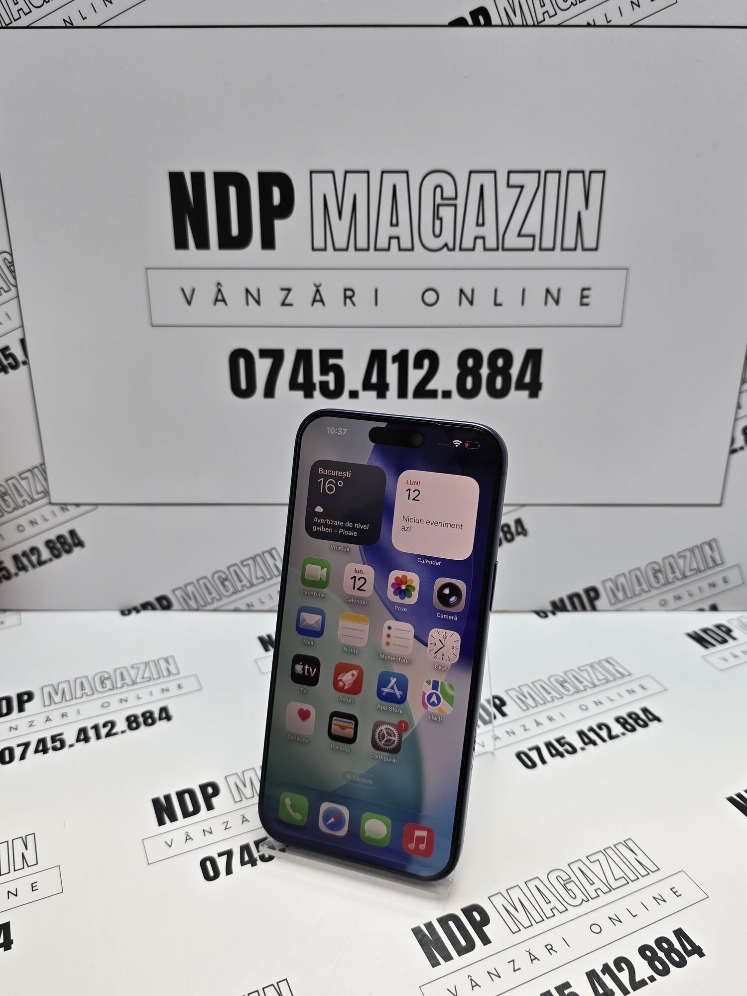 20261012_103700 Apple iPhone 17 PRO MAX Memorie 256 Gb Baterie 100% 55 cicluri Deep Blue - imagine 1