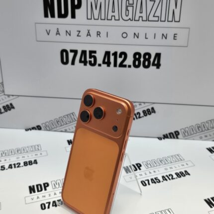 Apple iPhone 17 PRO Memorie 256 Gb Baterie 100% 66 cicluri Cosmic Orange