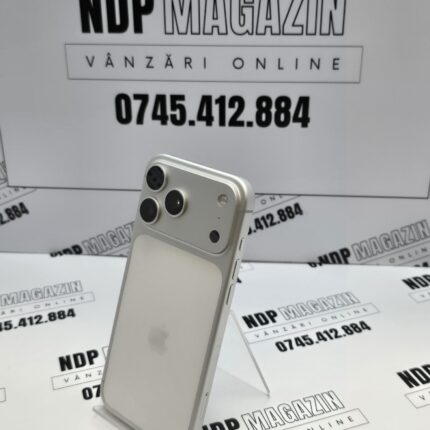 Apple iPhone 17 PRO MAX Memorie 256 Gb Baterie 100% 19 cicluri Silver