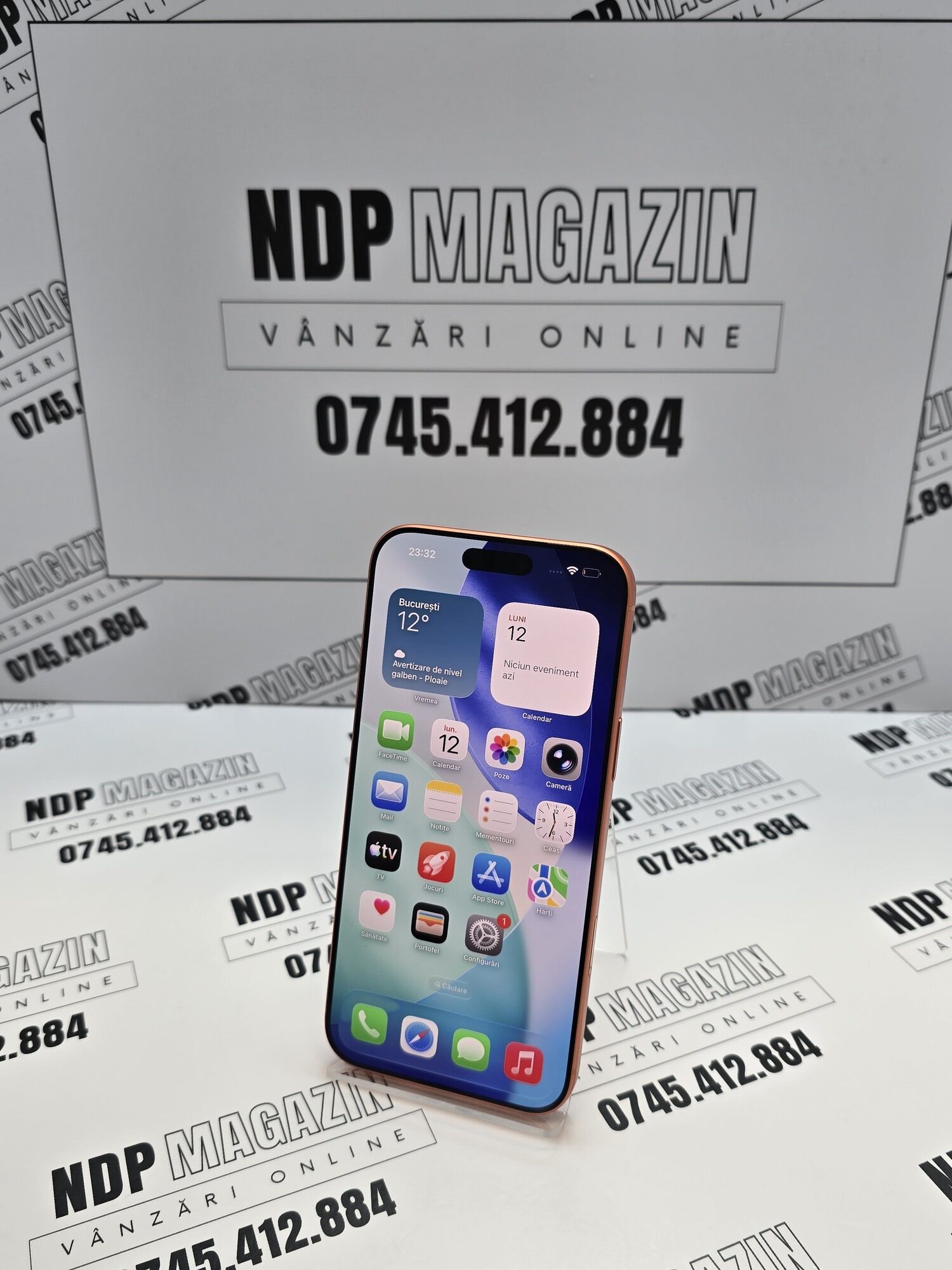20261013_093234 Apple iPhone 17 PRO MAX Memorie 256 Gb Baterie 100% 5 cicluri Cosmic Orange - imagine 1