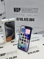 Apple iPhone 15 PRO Memorie 128 Gb Baterie 82% Blue Titanium - imagine 2