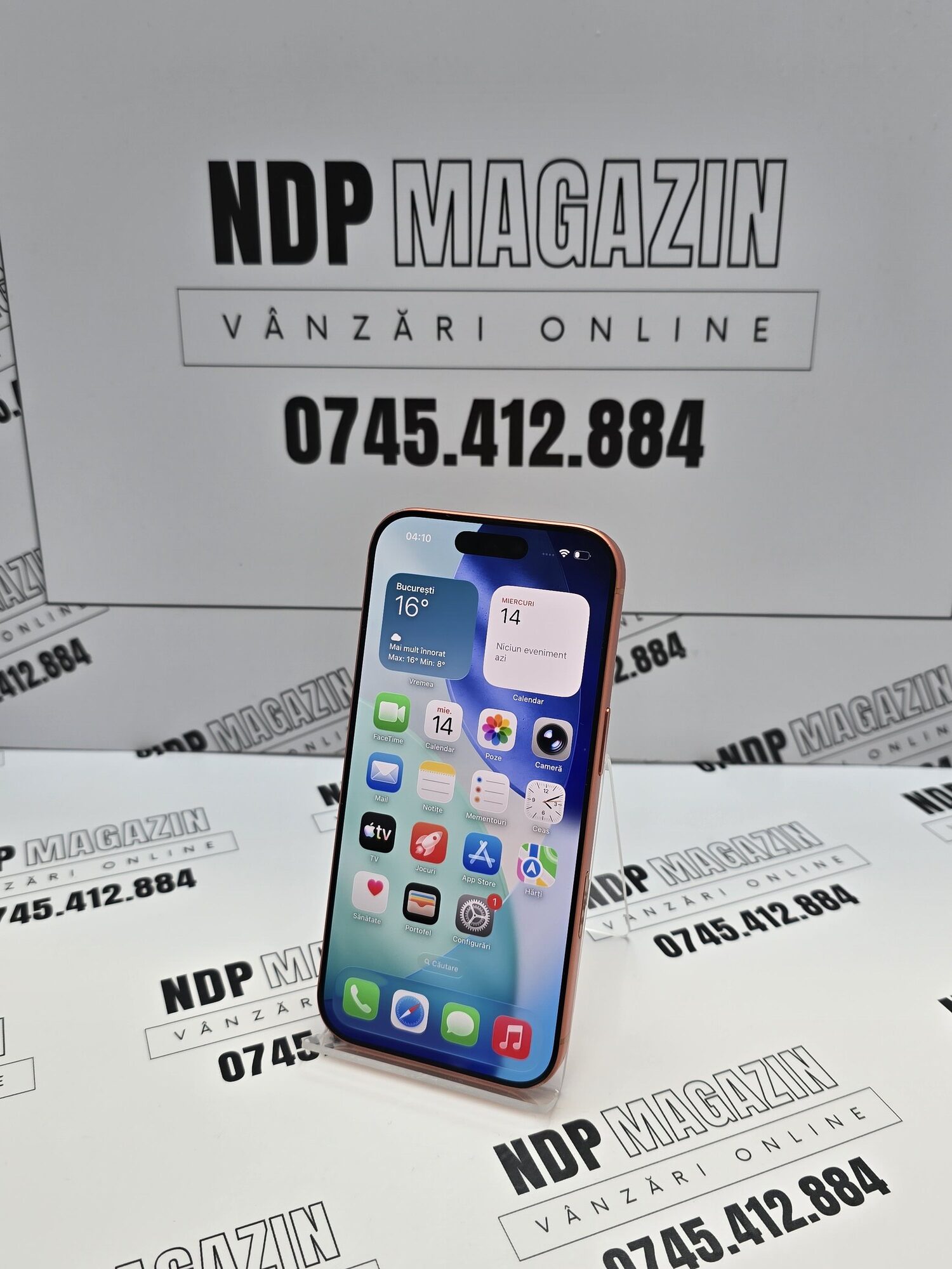 20261014_141013 Apple iPhone 17 PRO Memorie 256 Gb Baterie 96% Cosmic Orange - imagine 1