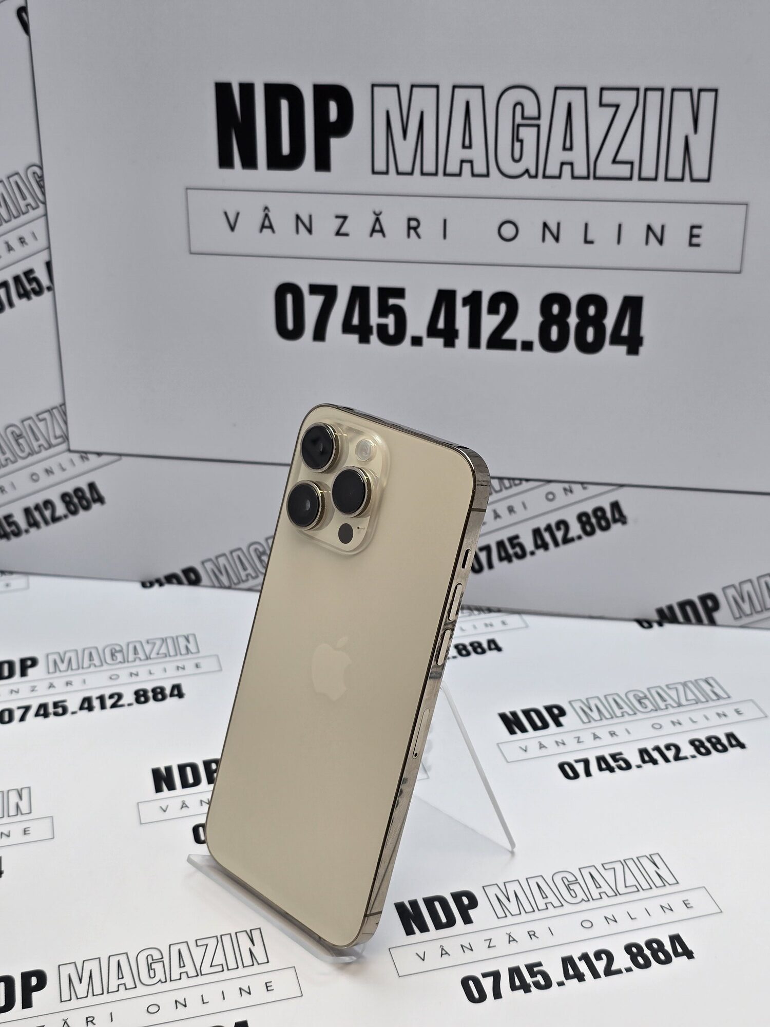 20261014_142039 Apple iPhone 14 PRO MAX Memorie 128 Gb Baterie 84% Gold - imagine 1