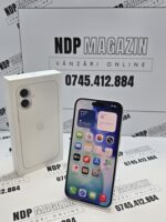 Apple iPhone 16 PLUS Memorie 128 Gb Baterie 100% 219 cicluri White la cutie - imagine 2