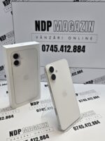 Apple iPhone 16 PLUS Memorie 128 Gb Baterie 100% 219 cicluri White la cutie - imagine 3