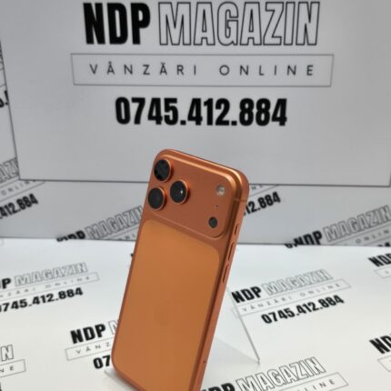 Apple iPhone 17 PRO MAX Memorie 256 Gb Baterie 100% 74 cicluri Cosmic Orange