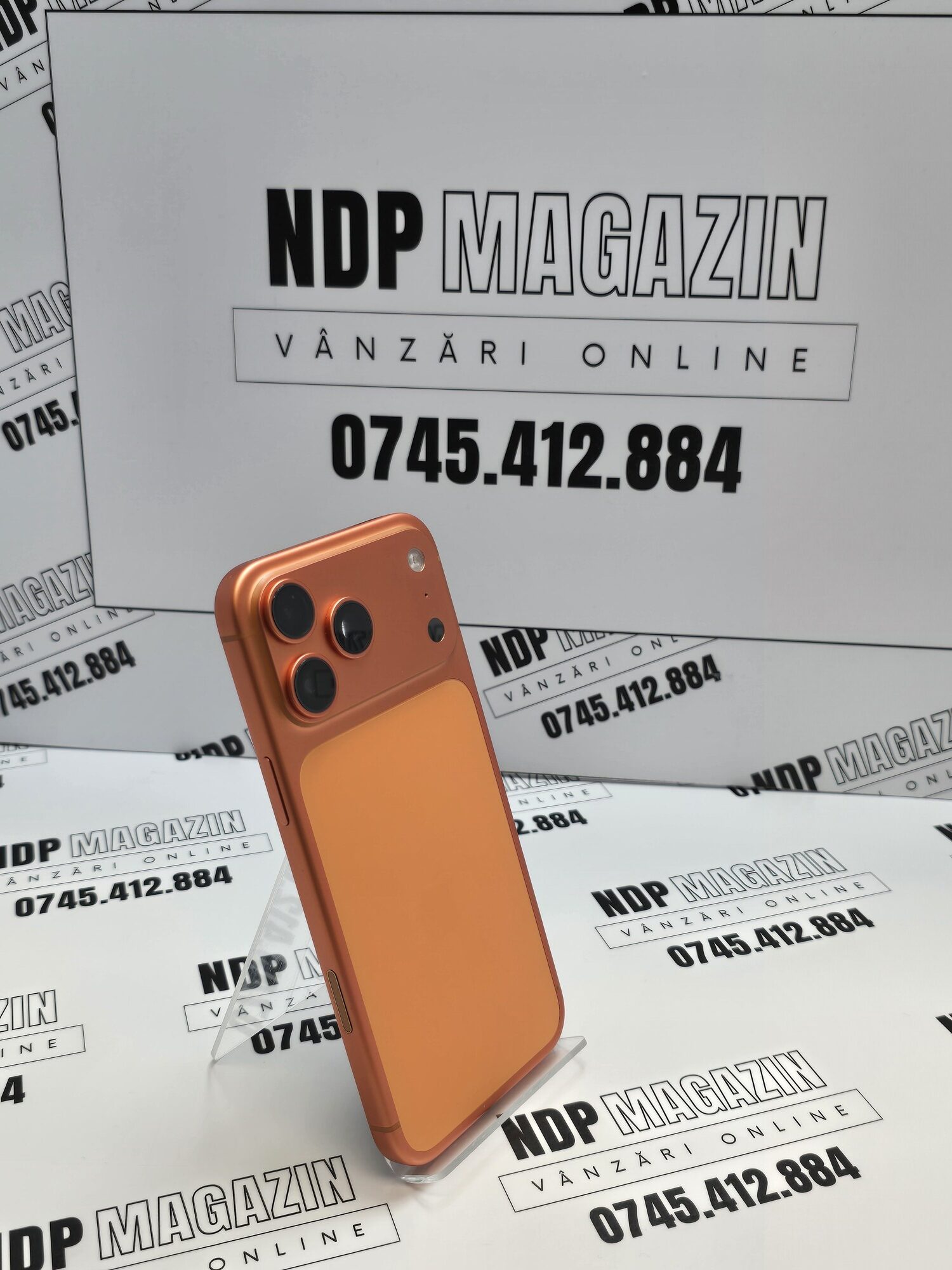 20261021_175303 Apple iPhone 17 PRO MAX Memorie 256 Gb Baterie 95% Cosmic Orange - imagine 1