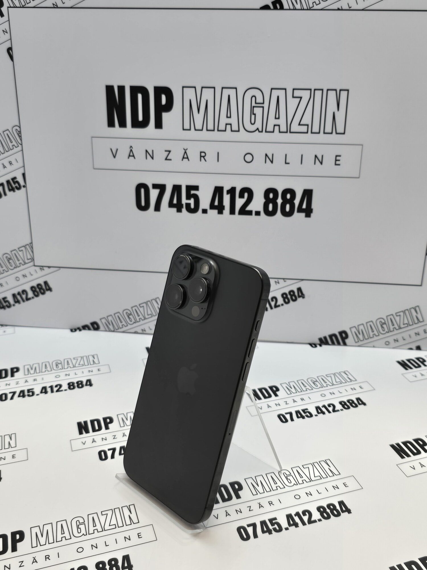 20261021_175405 Apple iPhone 15 PRO MAX Memorie 256 Gb Baterie 100% 88 cicluri Black Titanium PIESE SCHIMBATE - imagine 1