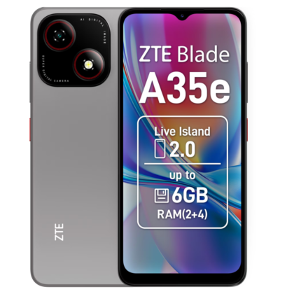 ZTE BLADE A35E 4G Memorie 64 Gb Ram 2 GB SILVER GRAY NOU